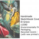 El Greco Greek Angels Art Print on A5 Hardcover Sketchbook
