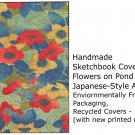 Vintage Japanese-Style Floral Design on A5 Hardcover Sketchbook
