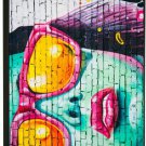Vibrant Sunglass Woman Sketchbook - 100 Page Hardcover A5 Art & Fashion Journal