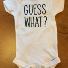 Baby Onesie GUESS WHAT 6-9 months
