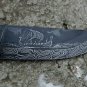 Most Prestigious Knife Fully Hand Engraved With Unique Leather Sheath Best Gift for your BF & GF