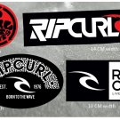 Rip Curl, Surf Board, Car, Bike, Boards, Scooter etc Stickers Set X 4 (Laminated Water Resistant)