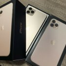 Apple iPhone 11 Pro Max - 256GB - Silver (Unlocked) with FREE Apple Airpods