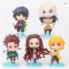 5 Mini Demon Slayer Mini Action Figures