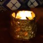 Golden Clay Candleholder