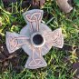 Celtic Clay Candleholder