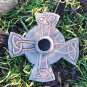 Celtic Clay Candleholder