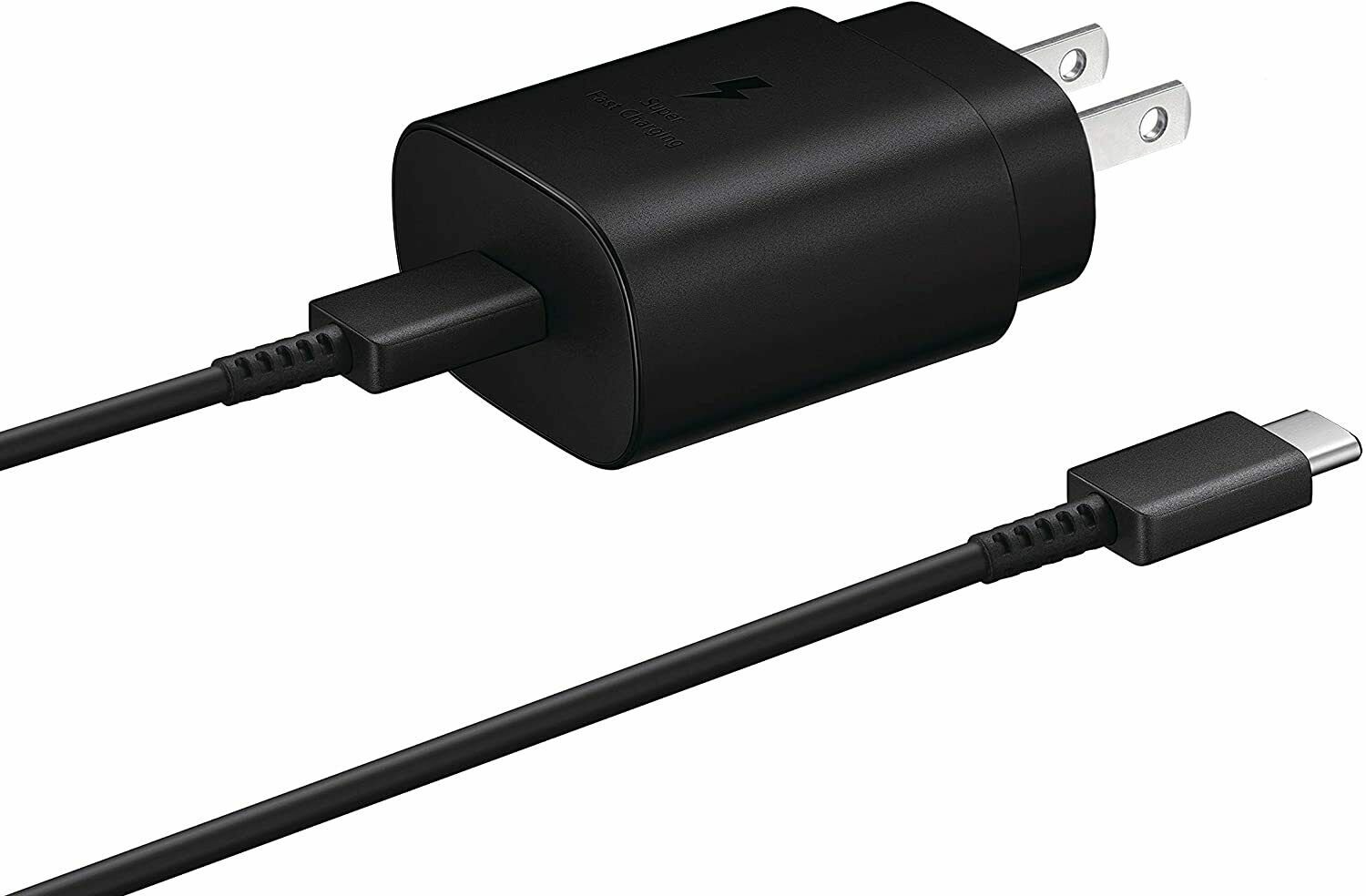 OEM 25W PD Fast Charger Dual USB Type-C Cable For Samsung Note10 S20 S10 S9 A80