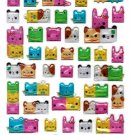 Kamio Japan Animal Cube Friends Sticker Sheet