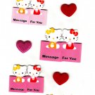 Sanrio Japan Hello Kitty Message Seal Sheet Kawaii