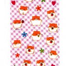 Sun Star Japan Hamu Hamu Hamuchu Hamster Sticker Sheet (B) Kawaii