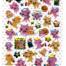 Crux Japan Three Piggies' Holiday Epoxy Sticker Sheet Kawaii