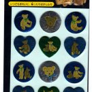 Sanrio Japan Holly's Bear Sticker Sheet 1997 Kawaii