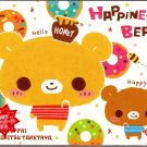 Crux Japan Happiness Bears Memo Pad with Postcard Kawaii