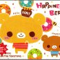 Crux Japan Happiness Bears Memo Pad with Postcard Kawaii