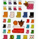 Mind Wave Japan Winter Selection Socks of Magic Epoxy Sticker Sheet Kawaii