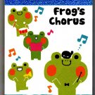 Kamio Japan Frog's Chorus Mini Memo Pad Kawaii
