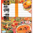 Crux Japan Fat Burger Letter Set with Stickers Kawaii