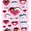 Sanrio Japan Sugarbunnies Puffy Sticker Sheet Kawaii