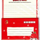 Daiso Japan Usapple Letter Set (C) Kawaii
