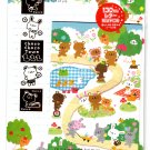 Kamio Japan Choco Choco Town Letter Set with Stickers Kawaii