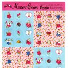 Sanrio Japan Marron Cream Sticker Sheet (B) 1998 Kawaii