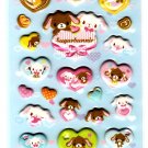 Sanrio Japan Sugarbunnies Puffy Hearts Sticker Sheet Kawaii