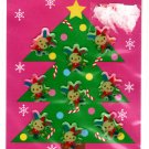 Sanrio Japan Usahana Merry Christmas Epoxy Sticker Sheet 2002 Kawaii