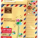 Daiso Japan Ladybug and Clover Letter Set with Stickers Kawaii
