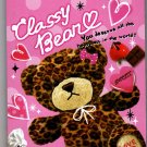 Kamio Japan Classy Bear Mini Memo Pad Kawaii