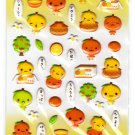 LamPlanning Mikan Chan Puffy Sticker Sheet Kawaii
