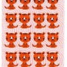 Sakura Japan Year of the Tiger Felt Sticker Sheet (A) Kawaii