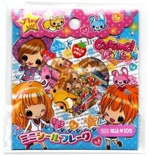 Crux Japan Caramel Ribbon Sticker Sack Kawaii