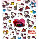 Sanrio Japan Hello Kitty Tennis Puffy Sticker Sheet Kawaii