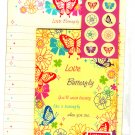 Daiso Japan Love Butterfly Letter Set with Stickers Kawaii