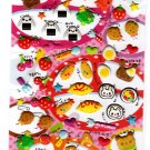 Pool Cool Japan Love Lunch Puffy Sticker Sheet Kawaii