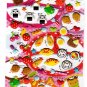 Pool Cool Japan Love Lunch Puffy Sticker Sheet Kawaii