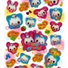 Kamio Japan Happy March Epoxy Sticker Sheet Kawaii
