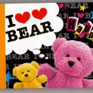 Kamio Japan I Love Bear Mini Memo Pad Kawaii