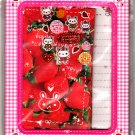 Crux Japan Strawberry Bunny Letter Set with Stickers in Box Rare Kawaii