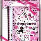 Q-Lia Japan Hime Deco Letter Set Kawaii