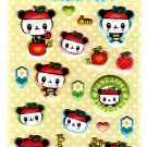 Sanrio Japan Pandapple Puffy Sticker Sheet 2006 Kawaii