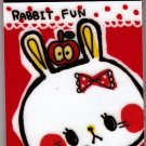 Kamio Japan Rabbit Fun Mini Memo Pad Kawaii