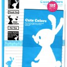 Crux Japan Cute Colors Letter Set with Stickers Kawaii
