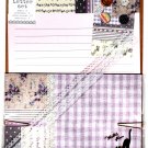 Q-Lia Japan Petie Fleur Letter Set with Stickers (Cat) Kawaii