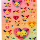 Sanrio Japan Usahana Sticker Sheet with Heart Keychain 2006 Kawaii
