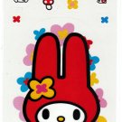 Sanrio Japan My Melody Clear Sticker Sheet 1998 Kawaii