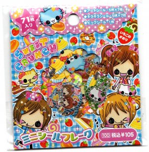 Crux Japan Sweet Crunch Sticker Sack Kawaii