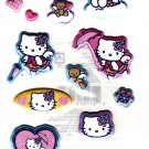 Sanrio Japan Hello Kitty Angel Puffy Sticker Sheet 2005 Kawaii