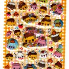 Kamio Japan Pudding Chan Puffy Sticker Sheet (A) Kawaii
